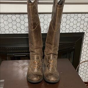 Born Dark Brown Leather Boots